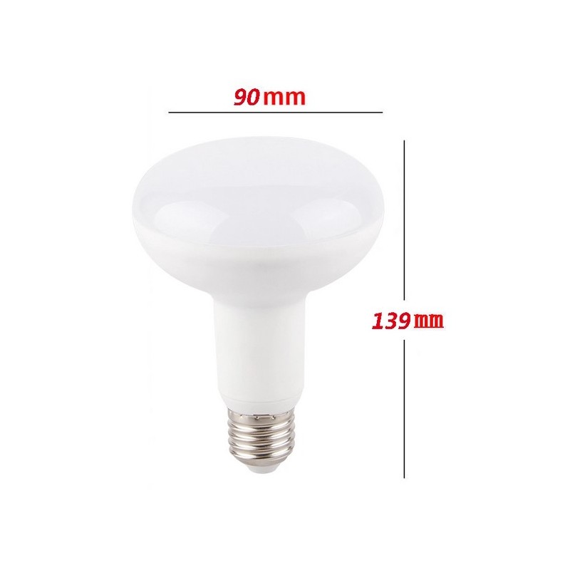 Ampoule LED E27 15W R90 dimensions